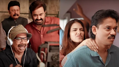 Hridayapoorvam BTS video offers glimpse into Mohanlal-Sathyan Anthikad’s joyful reunion
