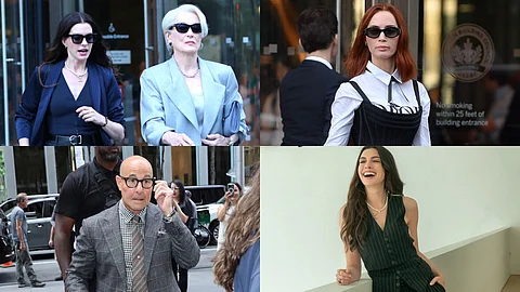Snapshots from Devil Wears Prada 2: Meryl Streep, Anne Hathaway, Emily Blunt serve high-fashion on New York streets