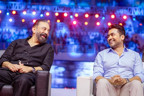 Kamal Haasan's note to Suriya on Agaram 15: Your efforts embody the spirit of a progressive India