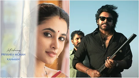 Priyanka Arul Mohan plays a demure Kanmani in Pawan Kalyan’s OG; makers unveil new posters