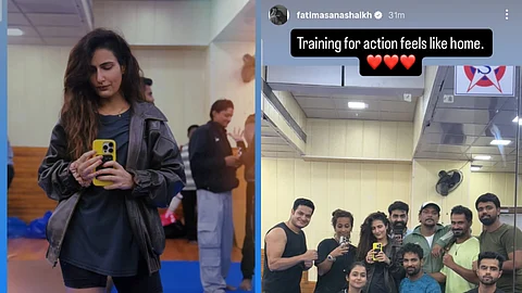 Fatima Sana Shaikh training for an action film?