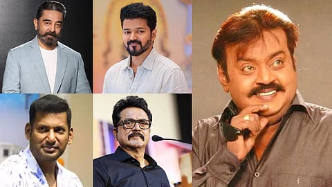 Kamal Haasan, Sarathkumar, Vijay, Vishal and others remember Vijayakanth on his birth Anniversary