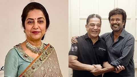 Suhasini Maniratnam says Kamal Haasan and Rajinikanth are akin to close "brothers": 'They check up on each other'