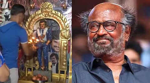 Madurai Rajinikanth fan creates Golu with 230 figurines of the superstar