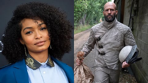 Yara Shahidi onboard Jason Statham in The Beekeeper 2