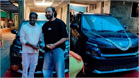 Sudeep surprises director Vijay Karthikeyan with Luxury Skoda gift amid Max success, collaboration continues with Mark