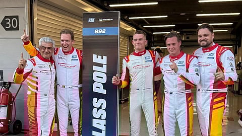 Ajith Kumar racing team secures pole position at 24H Creventic series in Barcelona
