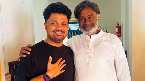 Kanima choreographer Sheriff meets MS Bhaskar, congratulates him on National Award win
