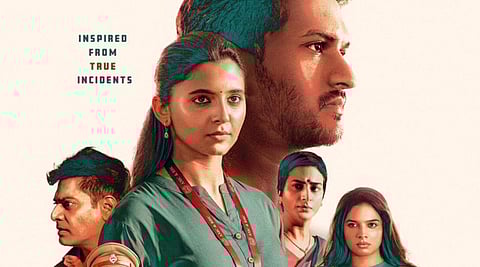 First look poster of Niram starring Mugen Rao, Preethi Asrani and Tanya Hope out