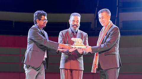 Kamal Haasan receives Golden Beaver Award at Indian Film Festival of Alberta