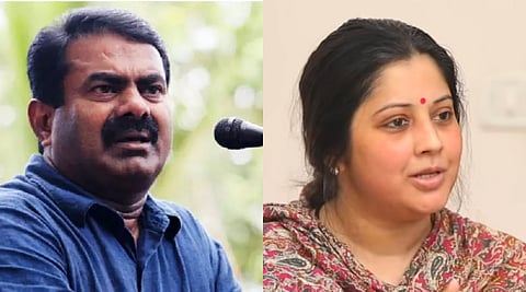 Supreme Court quashes Vijayalakshmi’s case against actor-politician Seeman 