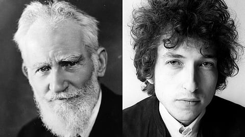 Which two people have the unique distinction of receiving the Oscar and The Nobel Prize