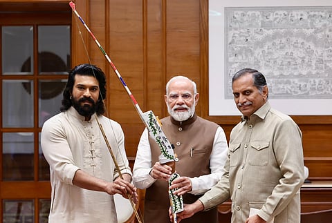Ram Charan visits PM Narendra Modi following Archery Premiere League’s completion