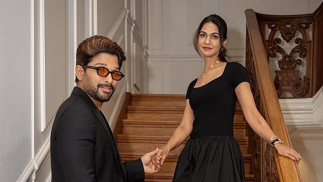 Allu Arjun and Sneha Reddy redefine couple goals with birthday celebration