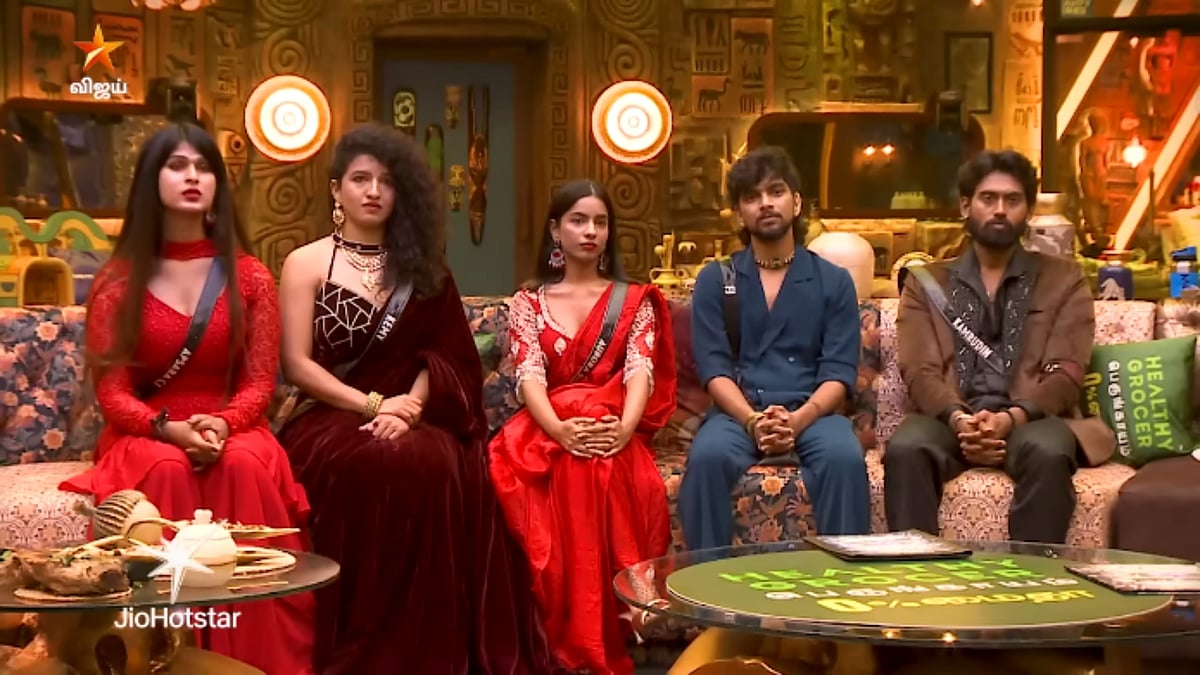 Bigg Boss Tamil 9: Parvathy, Diwakar, Sabarinathan and Ramya saved from ...