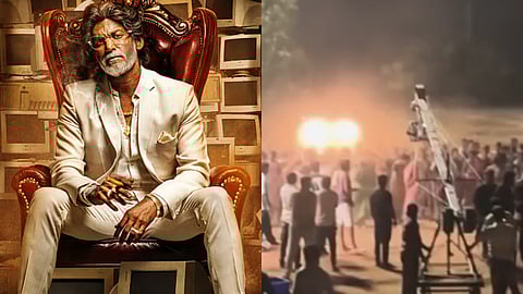 Vishal shares intense BTS from Magudam climax; 800 crew members involved