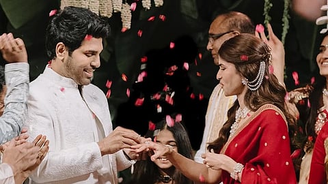 Allu Sirish gets engaged to Nayanika Reddy
