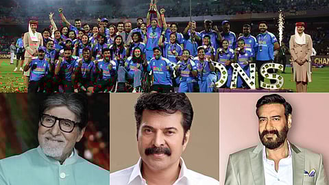 Amitabh Bachchan, Mammootty and Ajay Devgn congratulated Indian women's cricket team for the world cup win