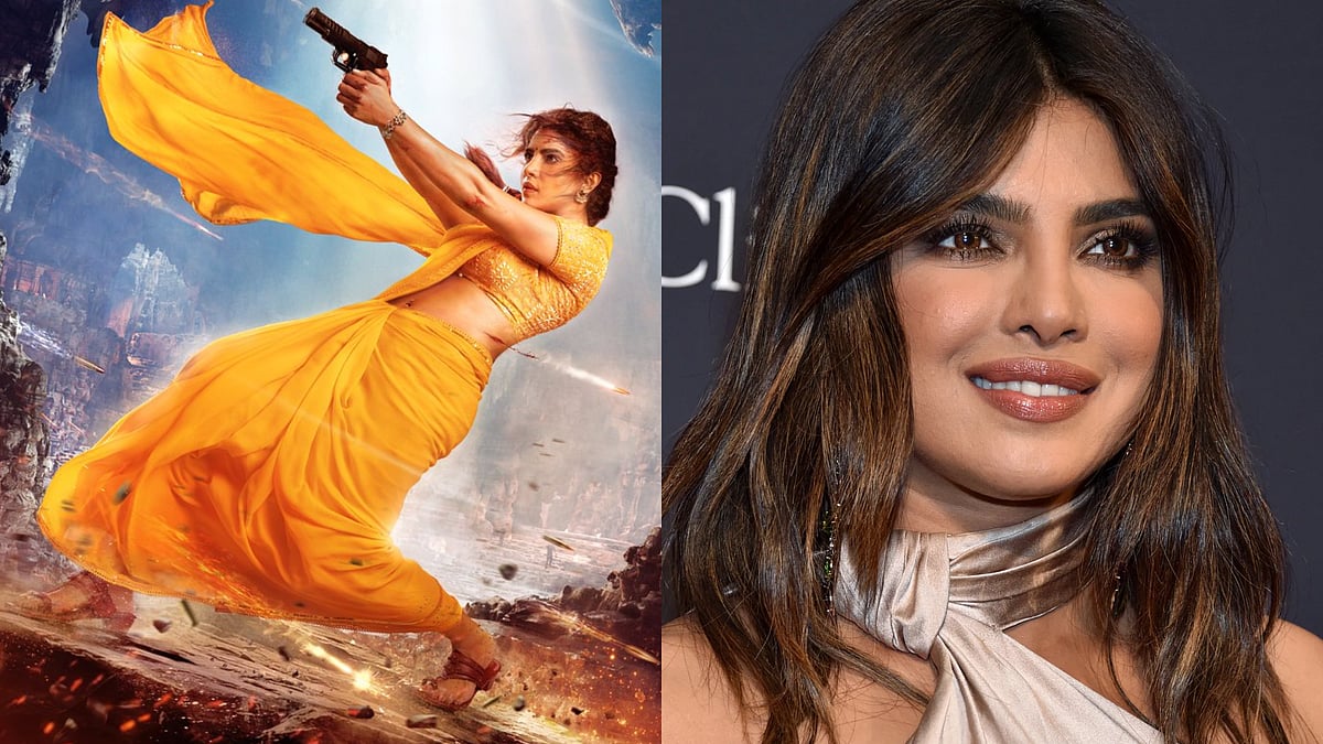 Priyanka Chopra as Mandakini: SS Rajamouli Drops First Look from GlobeTrotter (SSMB29) – Yellow Saree + Gun = Internet Explosion!
