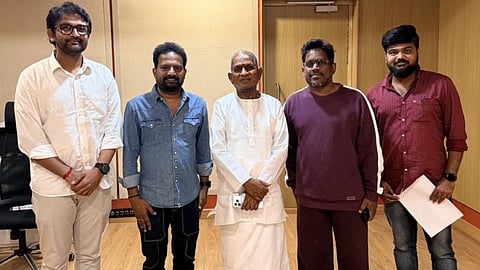 Ilaiyaraaja and Yuvan Shankar Raja to sing along in Kombuseevi