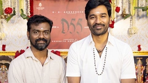 Rajkumar Periasamy with Dhanush
