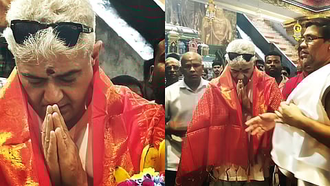 Ajith Kumar urges fans to maintain silence at Batu Caves temple in Malaysia