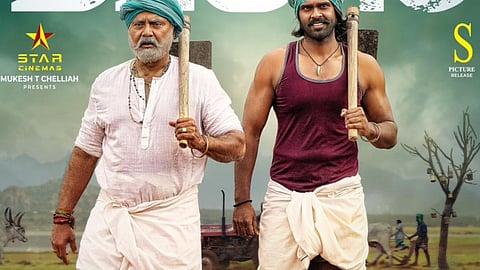 Sarath Kumar and Shanmuga Pandian Vijayakant in Kombuseevi