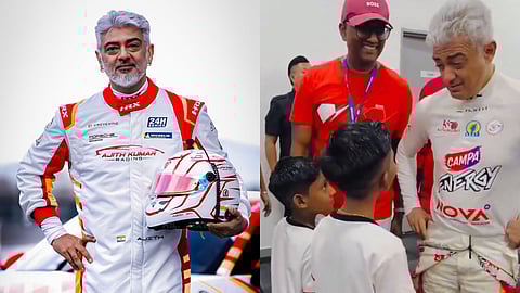 Ajith Kumar cautions kids who want to be car racers like him