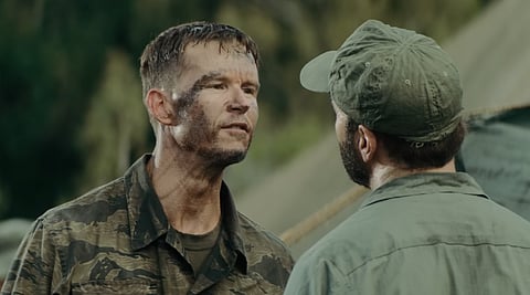 Primitive War Movie Review: Self-serious tone squanders a fun premise