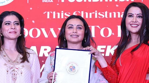 Rani Mukerji felicitated with ‘Excellence in Women Empowerment Through Cinema Award’ by Mumbai-based NGO