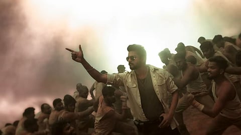 Screengrab from 'Oru Pere Varalaaru' from Jana Nayagan