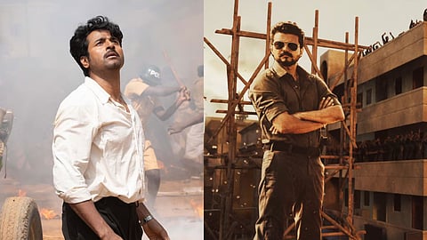 Still from Parasakthi; Screengrab from Jana Nayagan song