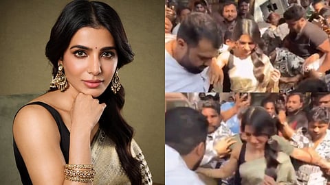 After Nidhhi Agerwal, Samantha gets mobbed by fans at event in Hyderabad