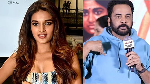 (L) Niddhi Agerwal; (R) Sivaji