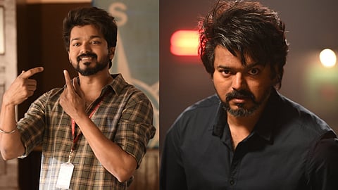 Vijay's stills from Master and Leo