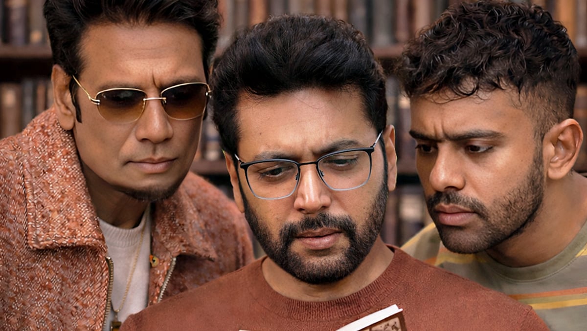 Ari Ravi Bro Bro Code title missing from new poster of Ravi Mohan's debut production