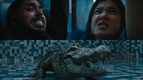 Tu Yaa Main trailer: Adarsh Gourav and Shanaya Kapoor battle a killer croc in an abandoned pool