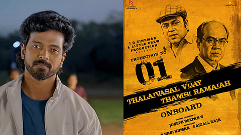 Vikranth; Cast announcement poster from the film