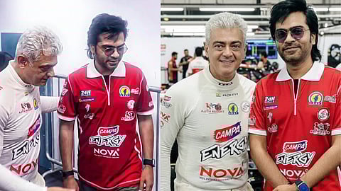 Ajith Kumar with Silambarasan TR