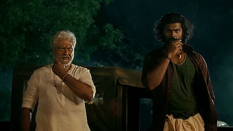 Sarathkumar and Shanmuga Pandian in Kombuseevi