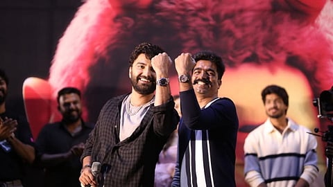 Vishwak Sen gifts Rolex watch to Ravi Basrur in grand gesture at Cult teaser launch