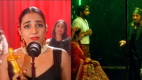 Masthishka Maranam trailer: Krishand’s retro-futuristic satire sees Rajisha Vijayan caught in a scandal in 2046 Kochi