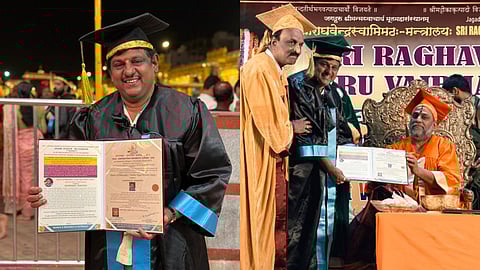 Kannada film Publicist Sudheendra Venkatesh receives honorary doctorate