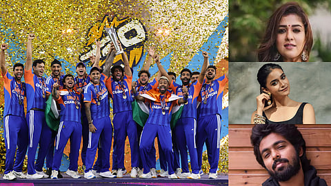 Nayanthara, GV Prakash, Keerthy Suresh and more congratulate Indian team after Men's T20 Cricket World Cup win