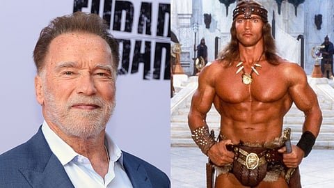 Arnold Schwarzenegger; still from Conan the Barbarian