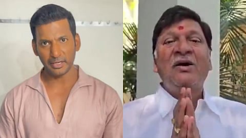 Vishal thanks Rajendra Prasad for his apology: 'MGR sir will always be a legend'