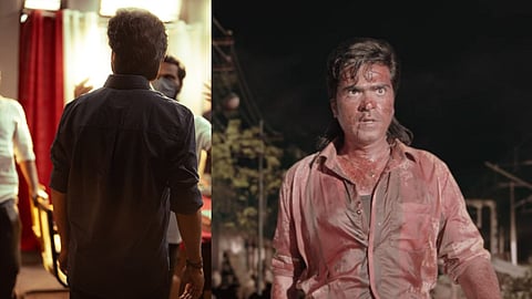 Silambarasan from the sets of Arasan; STR in his Arasan look