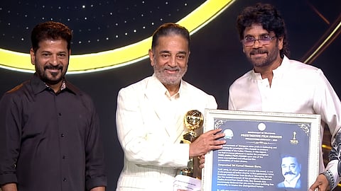 Telangana Gaddar Film Awards 2026: Kamal Haasan receives the Paidi Jairaj Film Award