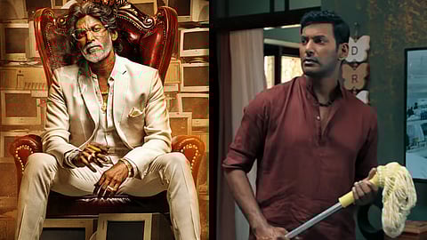 Vishal shares production updates on Magudam and Purushan