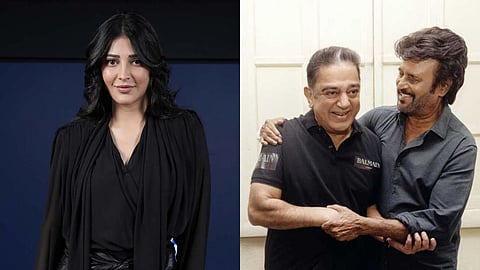 Shruti Haasan praises Kamal and Rajinikanth's work ethic: 'They're like beasts'